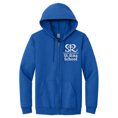 St. Rita Royals - Heavy Blend Full Zip Hooded Sweatshirt Thumbnail