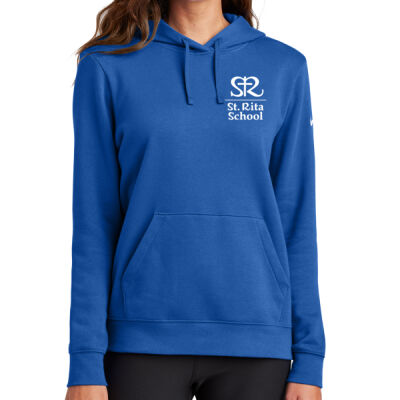 St. Rita Royals - Ladies Club Fleece Sleeve Swoosh Pullover Hoodie Thumbnail