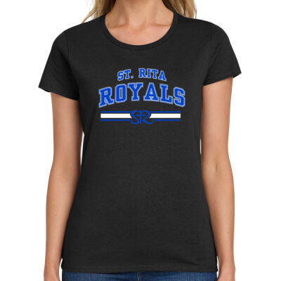 St. Rita Royals - Ladies Heavy Cotton 100% Cotton T Shirt Thumbnail