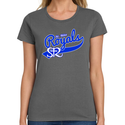 St. Rita Royals - Ladies Heavy Cotton 100% Cotton T Shirt Thumbnail