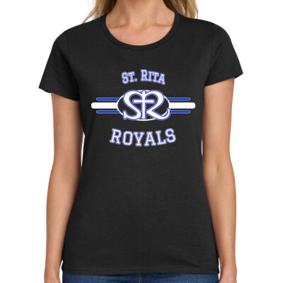 St. Rita Royals - Ladies Heavy Cotton 100% Cotton T Shirt Thumbnail