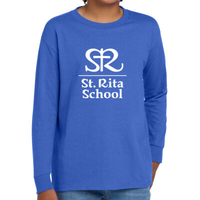 St. Rita Royals - Youth Heavy Cotton 100% Cotton Long Sleeve T Shirt Thumbnail