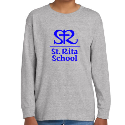 St. Rita Royals - Youth Heavy Cotton 100% Cotton Long Sleeve T Shirt Thumbnail