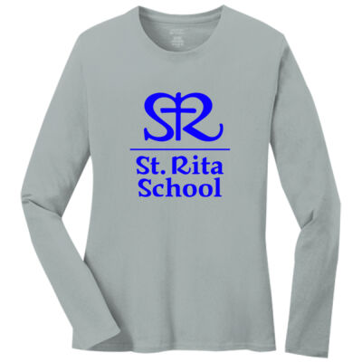 St. Rita Royals - Ladies Long Sleeve Core Cotton Tee Thumbnail