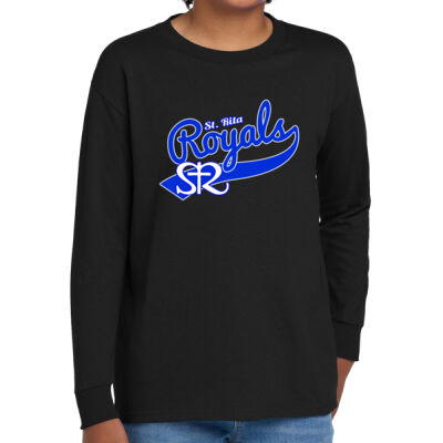 St. Rita Royals - Youth Heavy Cotton 100% Cotton Long Sleeve T Shirt Thumbnail