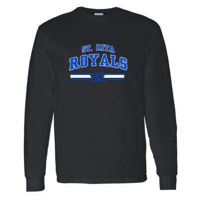 St. Rita Royals - Heavy Cotton 100% Cotton Long Sleeve T Shirt Thumbnail
