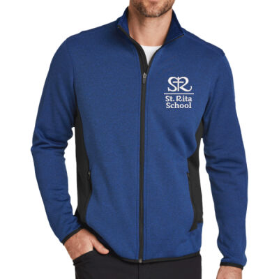 St. Rita Royals - Full Zip Heather Stretch Fleece Jacket Thumbnail