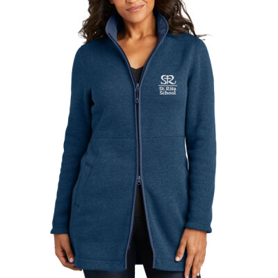 St. Rita Royals - Women's Arc Sweater Fleece Long Jacket Thumbnail