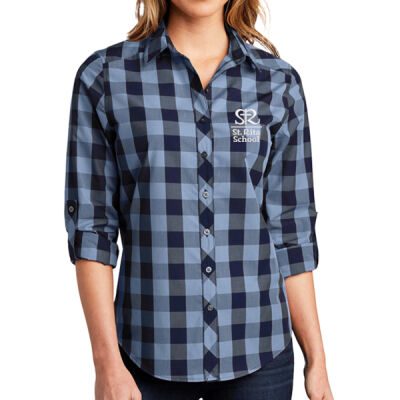 St. Rita Royals - Ladies Everyday Plaid Shirt Thumbnail