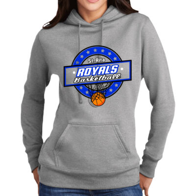 St. Rita Royals - Ladies Core Fleece Pullover Hooded Sweatshirt - LPC78H Thumbnail