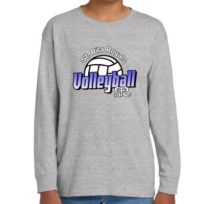 St. Rita Royals - Youth Heavy Cotton 100% Cotton Long Sleeve T Shirt Thumbnail
