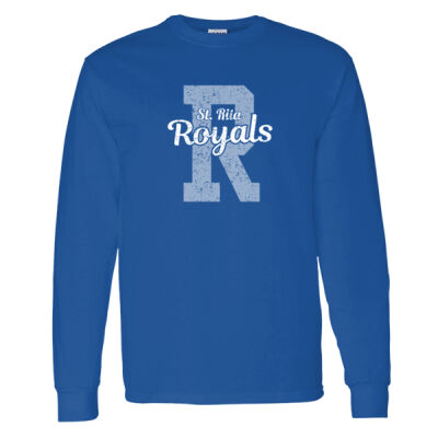 St. Rita Royals - Heavy Cotton 100% Cotton Long Sleeve T Shirt Thumbnail